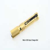 Led Flashlight Torch With Clip images