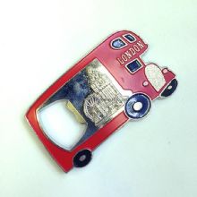 bus shaped metal souvenir bottle opener images