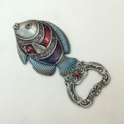 abridor de garrafa metal peixe ímã images