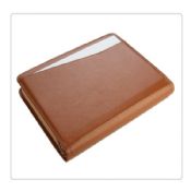 Brown miniipad Leather Portfolio Case images