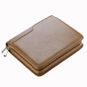 Double Zippered Padfolio with Writing Paper Pad images
