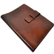 Leder Padfolio mit Verschluss images