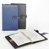 leather notepad with calendar images