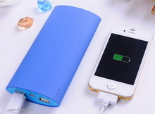 Fashionable dual usb power bank images