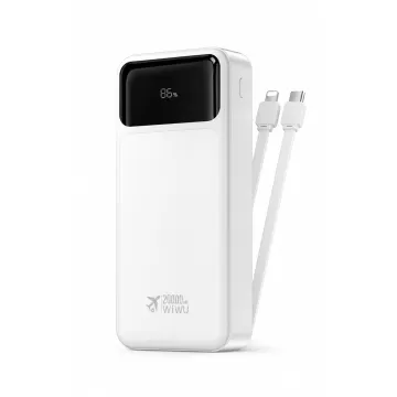 20000mAh Power Bank with Built-in Dual Cables
