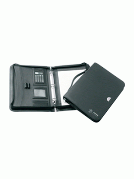 3 Ring Zippered Compendium With Handle