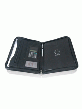 Executive Koeskin Zip Round Portfolio & Calculator