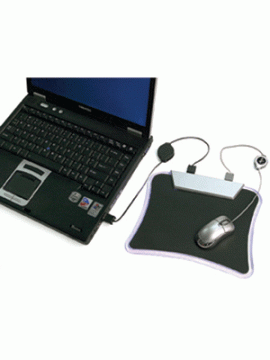 USB Hub Mouse Mat