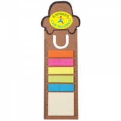 Car Bookmark/ Ruler with Noteflags