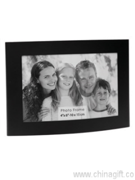 Arc brushed silver photo frame