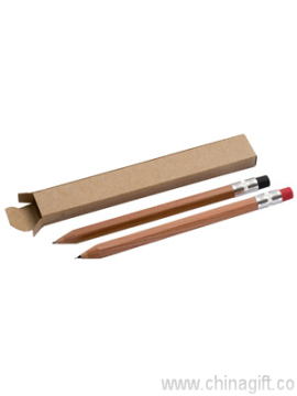 Wooden pen and pencil set
