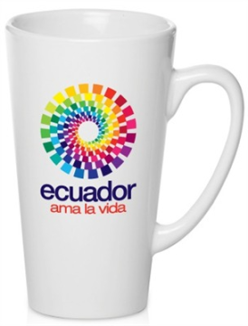 Full Colour V Shaped Mug