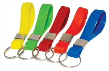 Deboss Silicone Keyring