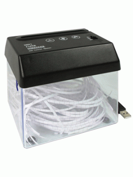 USB Shredder with Letter Opener