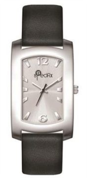 Vestido negro de plata reloj
