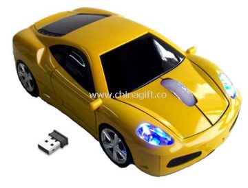2.4G wireless car shape mouse