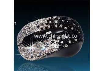 Cordless rhinestone mouse