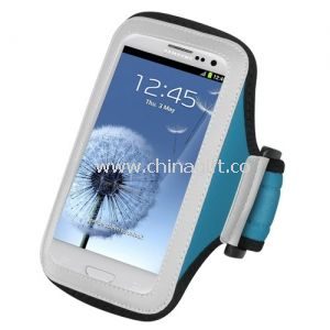 Adjustable neoprene sport armband case with pu frosted for apple iphone 5 workout cover