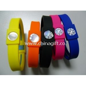 Customized Energy Sports Silicone Armor Bracelet With Hologram