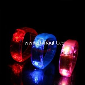 Flashing Sports Silicone Bracelets LED Light Up Bracelet For Party Club