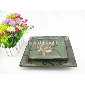 8.5-10.5ceramic square plate cake plate