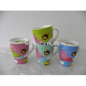 Black bear mug with cover