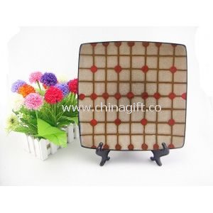 Ceramic dinnerware 10.5square plate fish plate