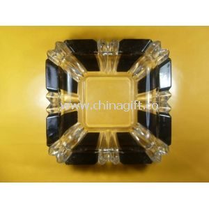 KTV, hotel , restaurant Custom pressed Clear Glass Ashtray