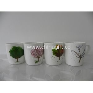 Trees mugs sets in 4pcs packing
