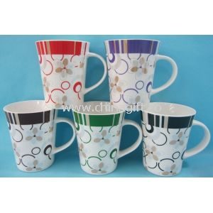 Trumpet mug tall new bone china mug