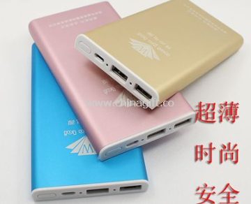 Slim aluminum power bank 7000mah