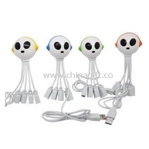 Extraterrestrial Being shape 4-Port USB HUB