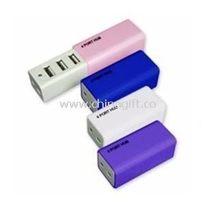 Retractable 4-Port USB HUB