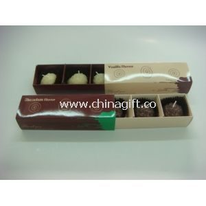 Mini choclate candle set