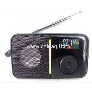 USB Card radio speaker with Neon flashlight