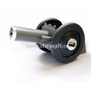 Cannon shape 3-Port USB HUB with mini Stationery box
