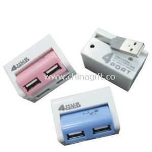 Rotatable 4-Port USB HUB
