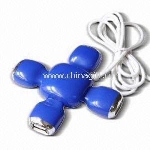 Rotatable 4-Port USB HUB