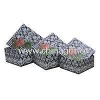 1200gsm Cardboard Flower Pattern Keepsake Gift Boxes In Sets