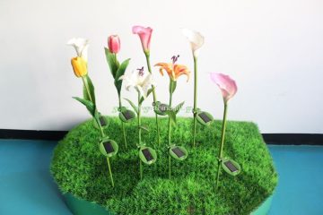 Calla lily solar lights