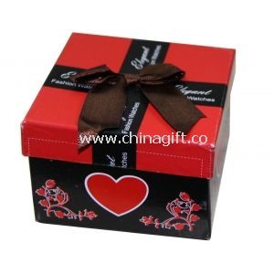 Fashion Custom Paper Keepsake Gift Boxes For Promotional With Ribbon Butterfly Bow