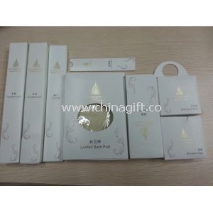 White Cardboard Boxes Hotel Amenities 5 Stars Hotel For Toothbrush