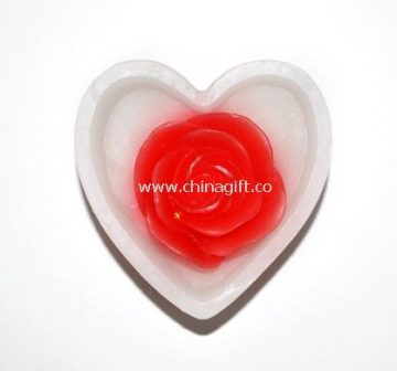 Heart shape candles