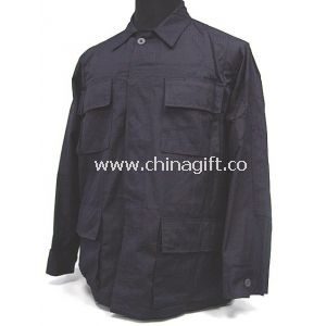 Matt Schwarz militärische Camo Uniformen Baumwolle & Polyester