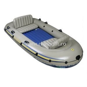 4 Person Excursion PVC Inflatable Boat With 2 Fishing Rod