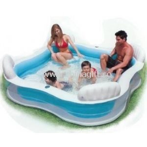 Family Inflatable Swimming Pools With Double Valve