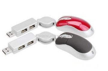 USB hub mouse