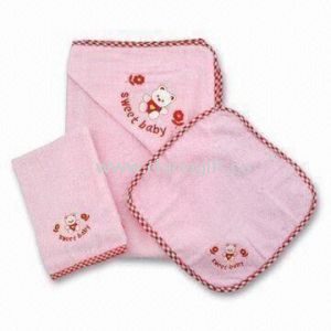 Face Washing Mitt & Hand Towels (Set of 3pcs) Travel Set