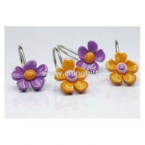 Floral Shower curtain hook