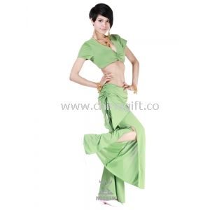 Slim Fit Crystal Cotton Belly Dance Practice Costumes Suit